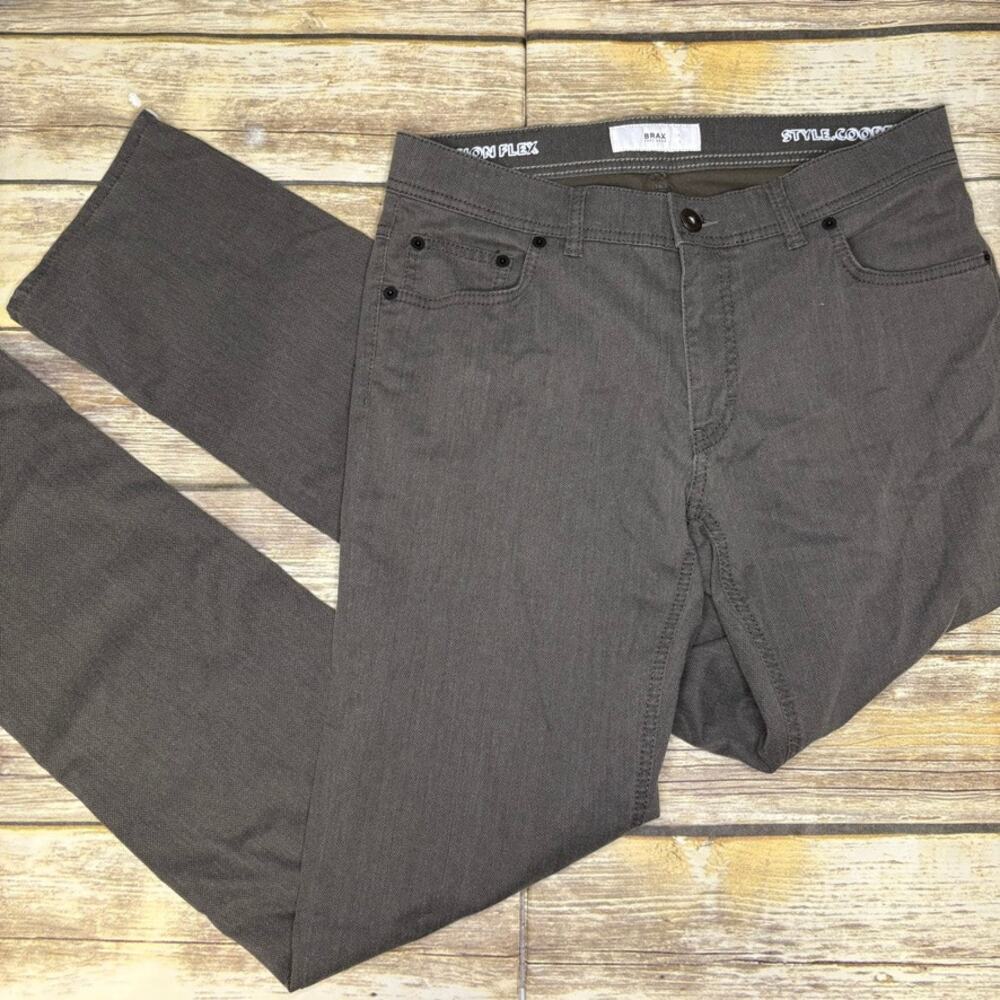 BRAX Feel Good Cooper Preppy Minimalist‎ Neutral Casual Pant Mens Sz 31/32
